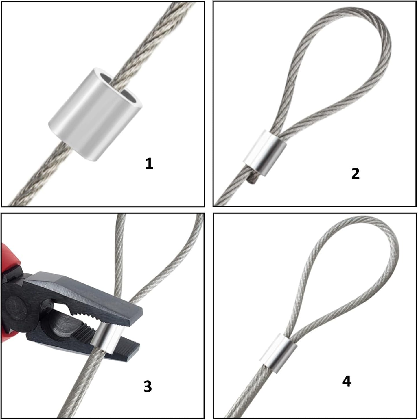 BSSTORE Manicotti Stringicavo Imbarcazioni, Hobby, Campeggio PZ 10