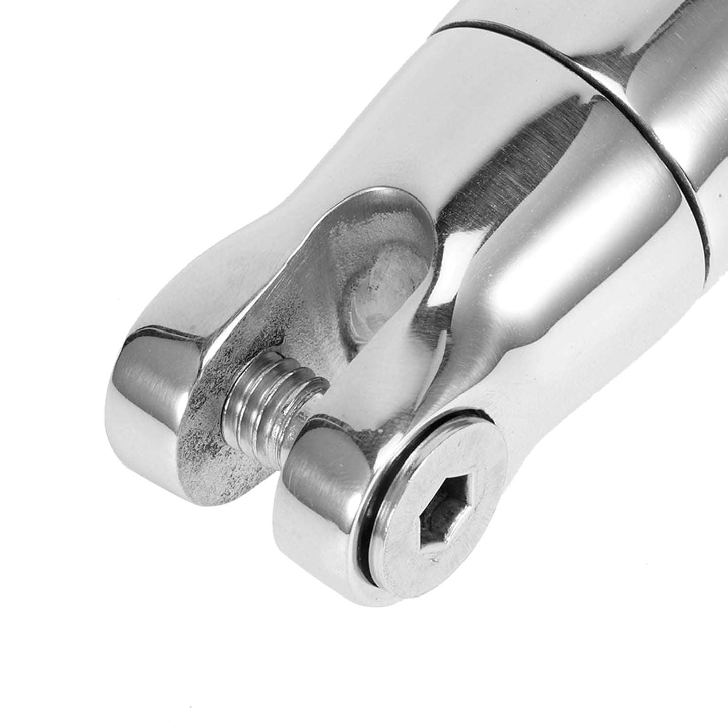 BSSTORE Attacco Inox Giunto Girevole Ancora Catena per Catene mm 6/8