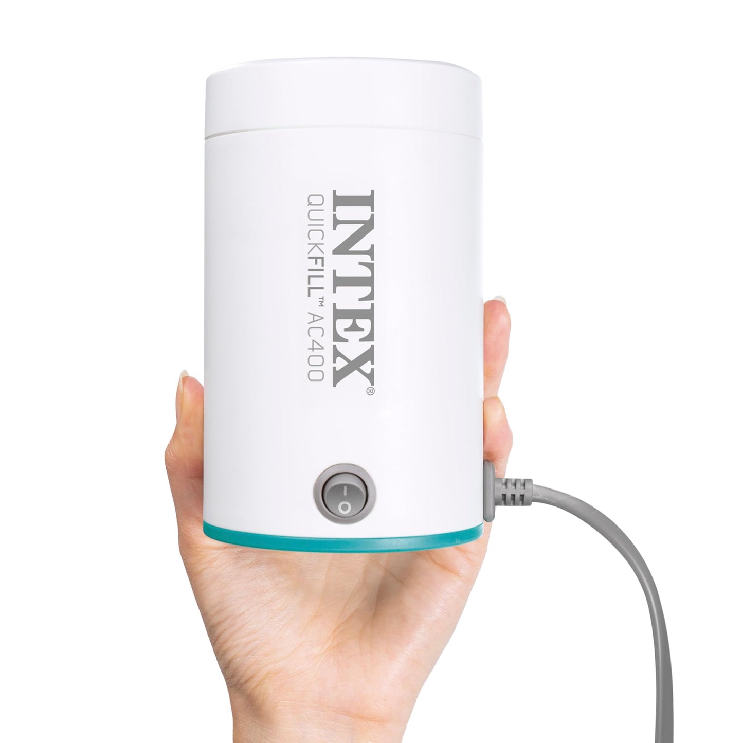 Intex Pompa elettrica QuickFill, Plastica, Bianco