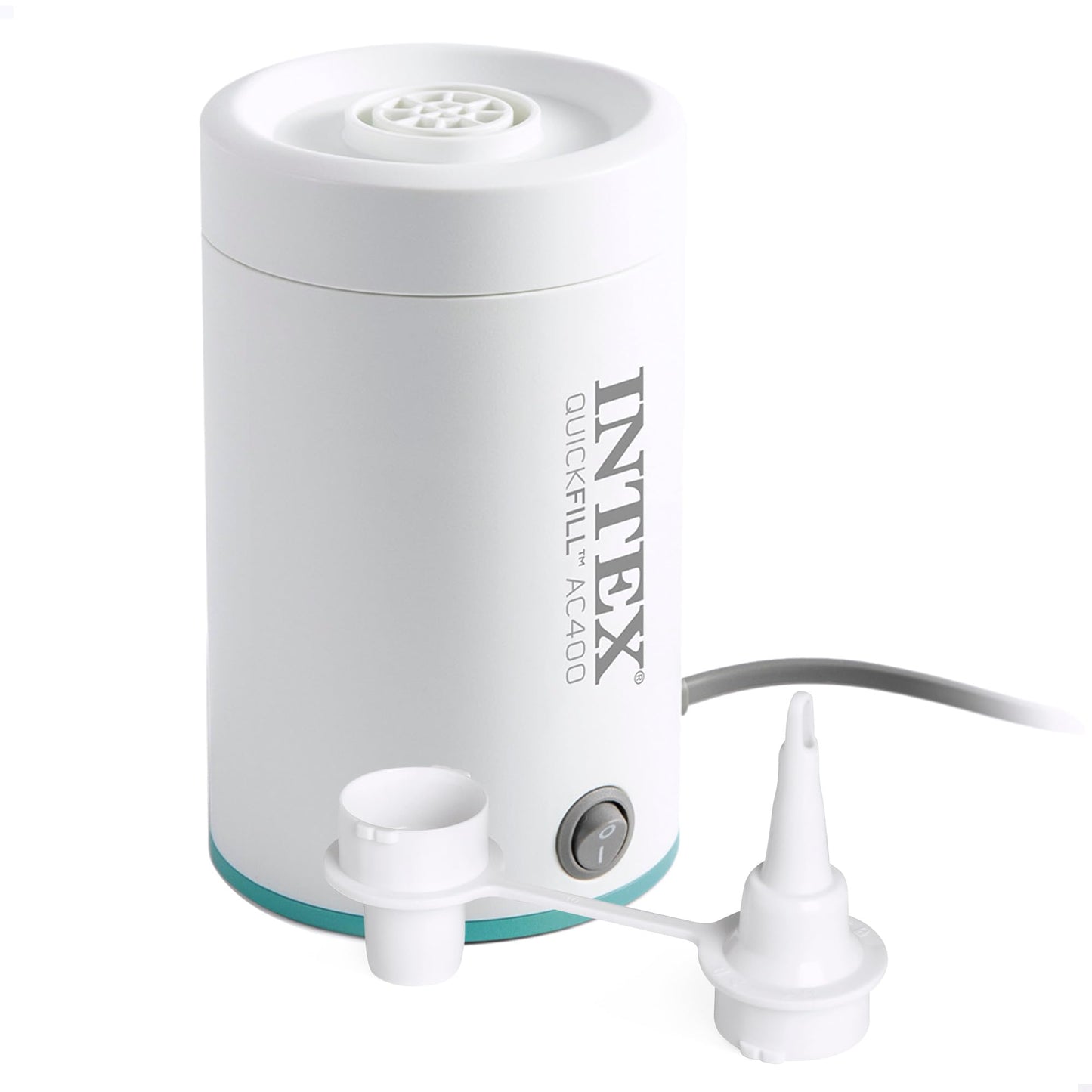 Intex Pompa elettrica QuickFill, Plastica, Bianco
