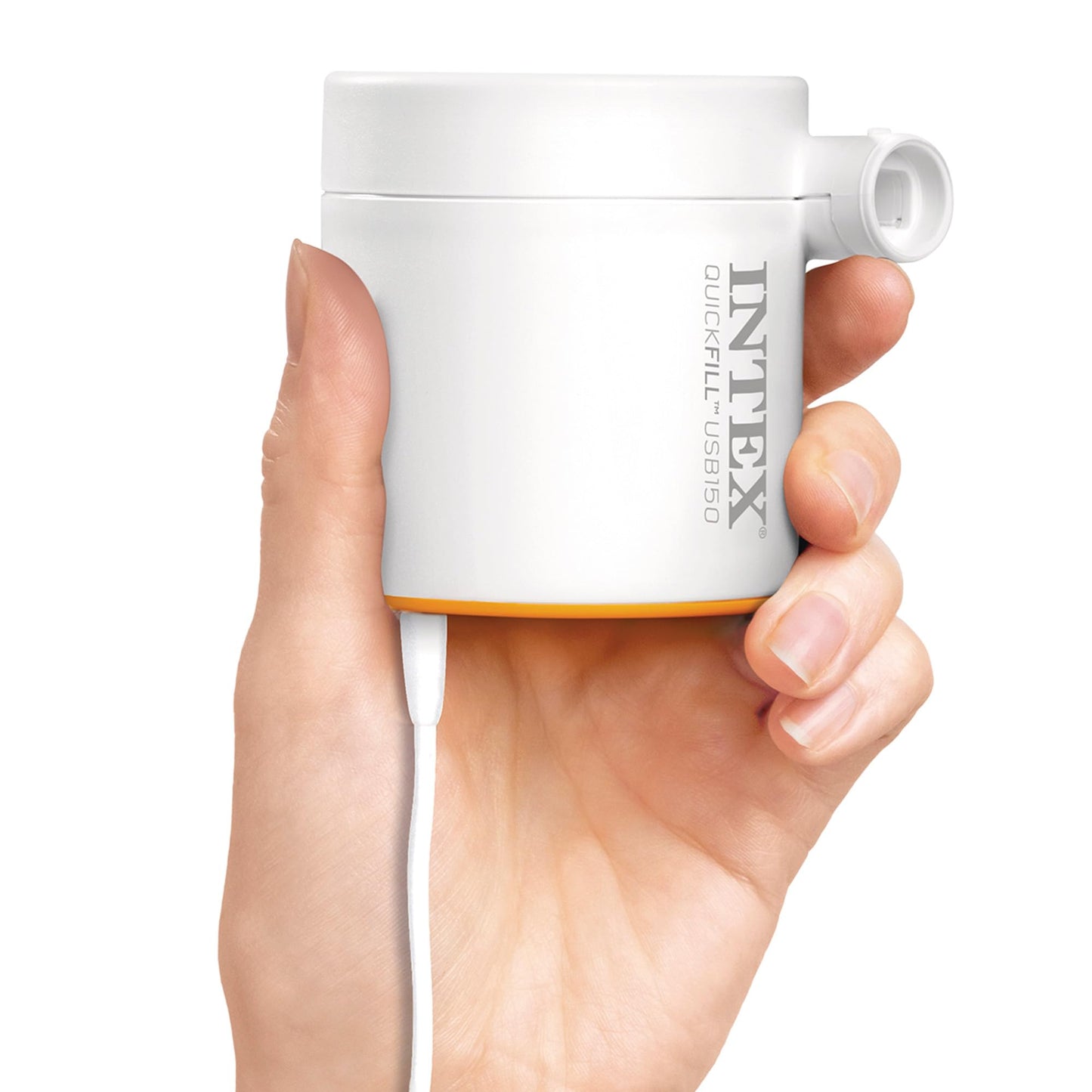 Intex Pompa elettrica QuickFill, Plastica, Bianco