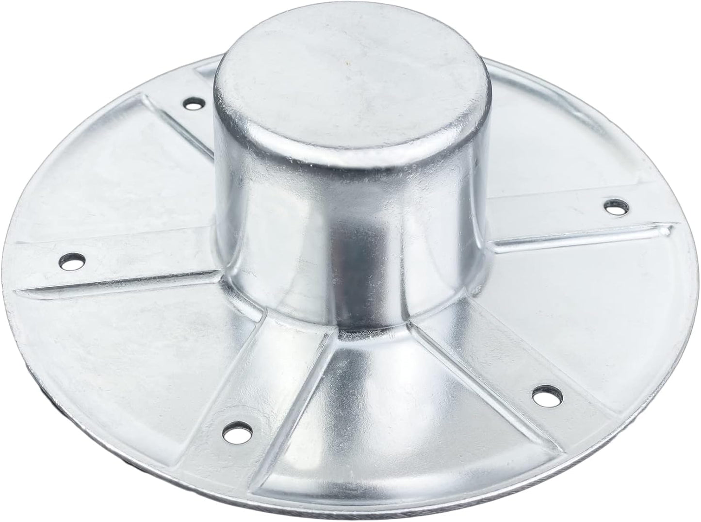 BSSTORE Base Supporto Tavolo in Alluminio per Gamba Ø 60 mm, Fissaggio a Pavimento