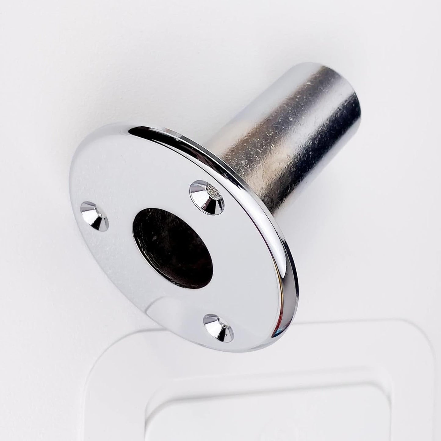 BSSTORE Boccola Ad Incasso Per Passerella In Ottone Cromato Ø flangia: 72 mm; Ø foro: 25 mm