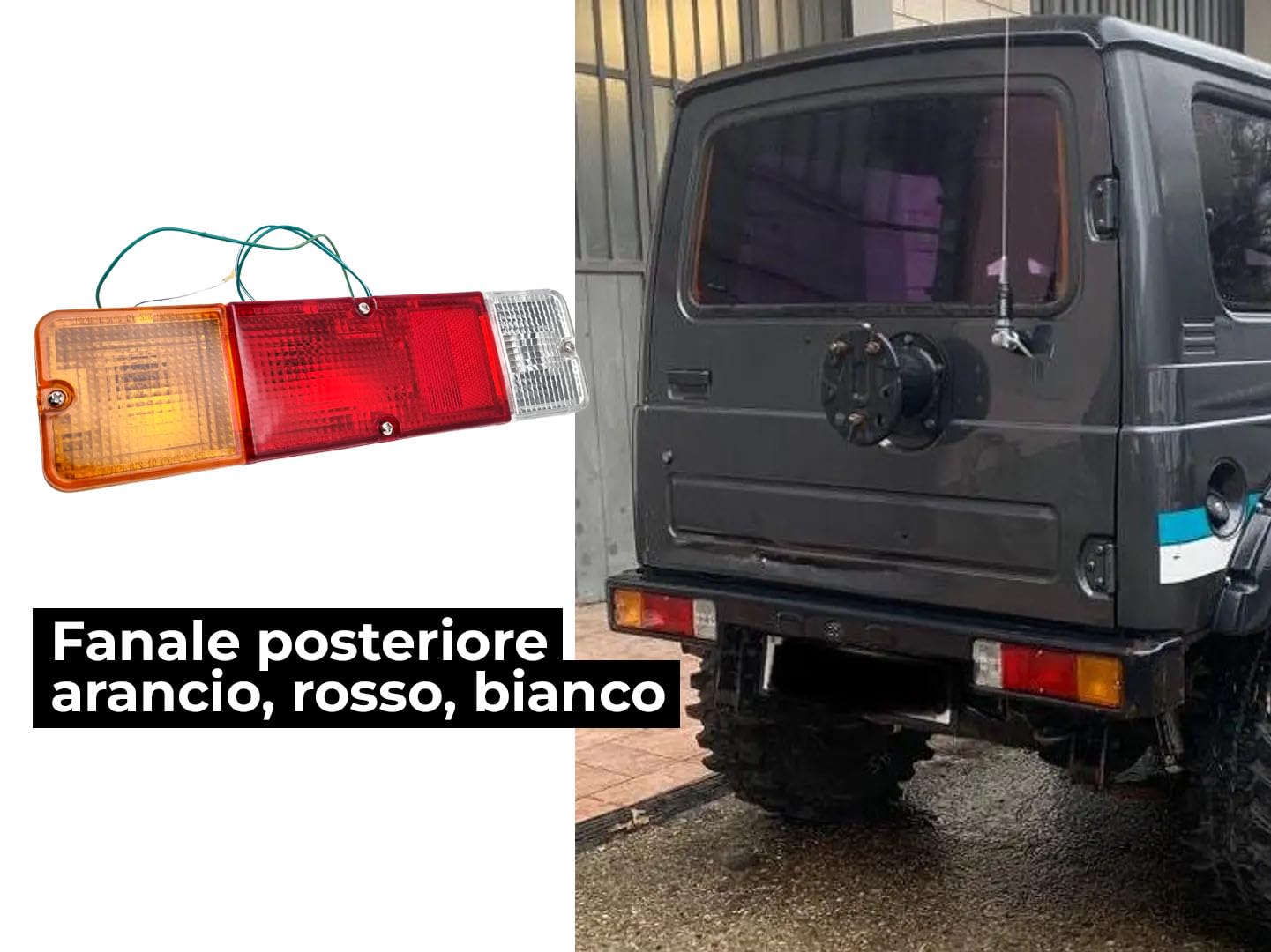 BSSTORE Fanale Posteriore per §uzuki SAMURAI SJ 410 413 1986-1995
