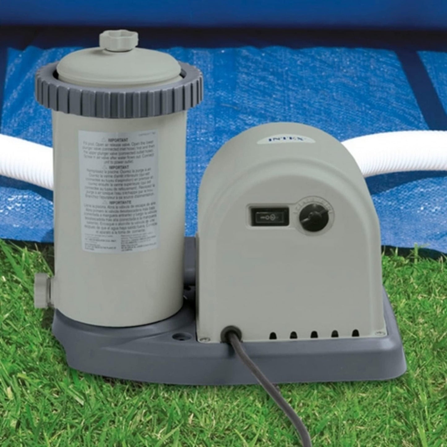 Intex Pompa Filtro a Cartuccia Krystal Clear