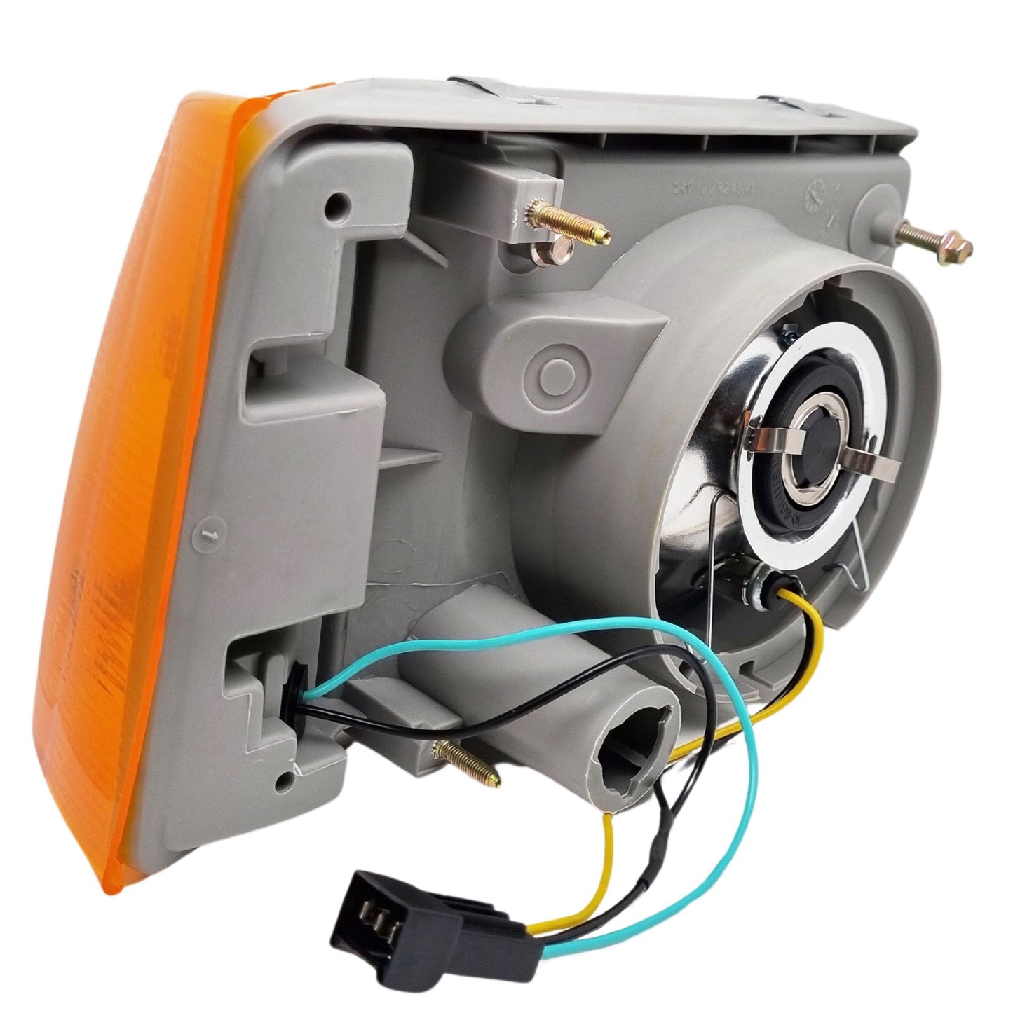 BSSTORE Faro Proiettore Anteriore R2 per Panda dal 1986 al 2003 (141, 141A) Regolazione Elettrica