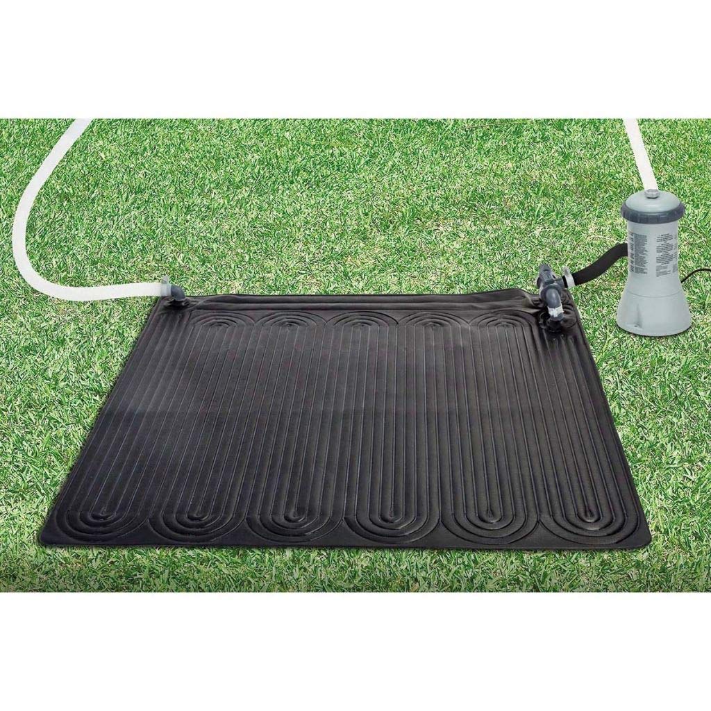 Intex Tappetino solare termico in PVC 1,2x1,2 M nero 28685
