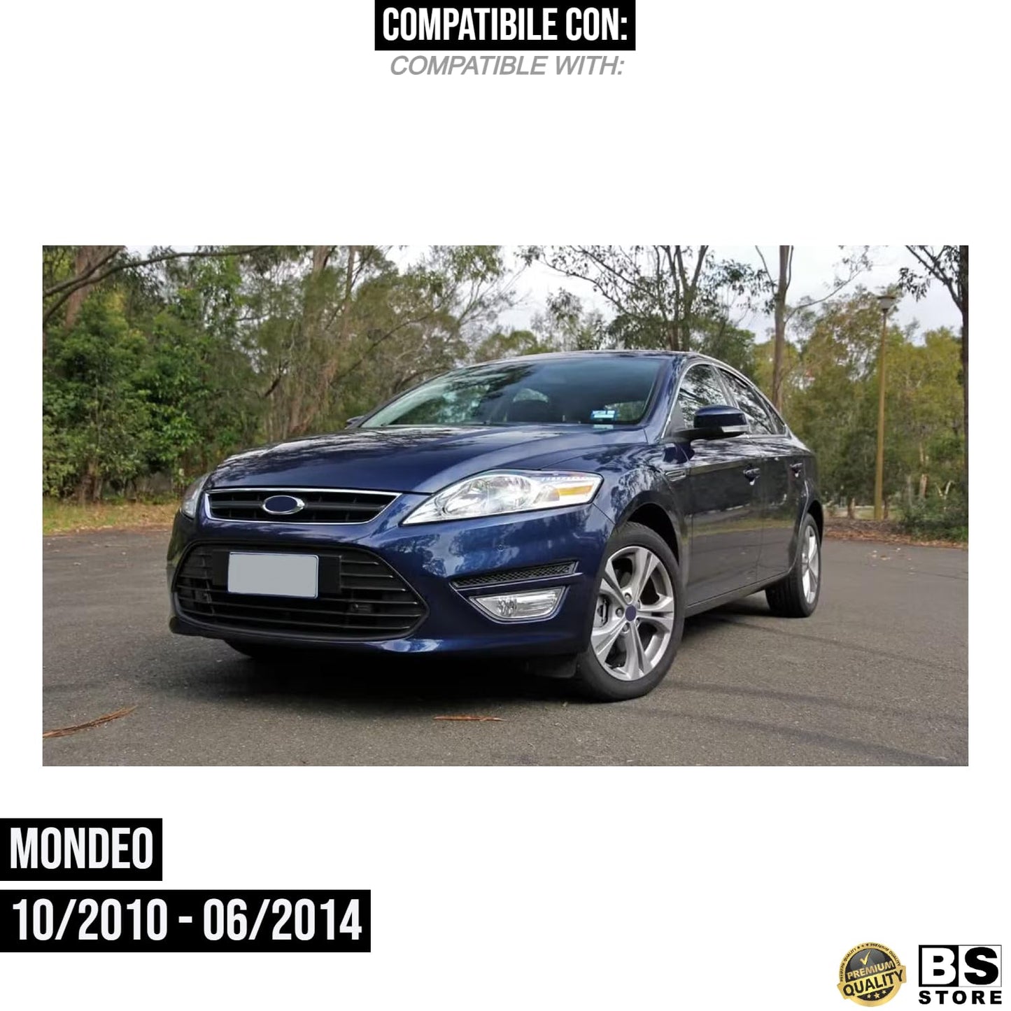 BSSTORE Catadiottro Catarifrangente Posteriore Compatibile Con MONDEO 2010-2014