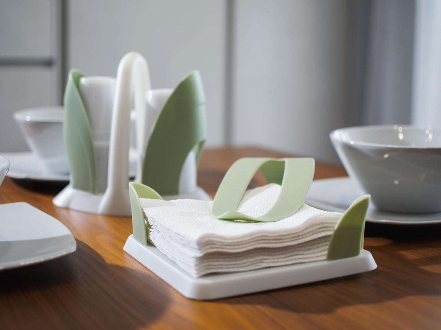 Ecoplast, Portatovaglioli, Design Classico ed Elegante, Trattiene i Tovaglioli Delicatamente Parent