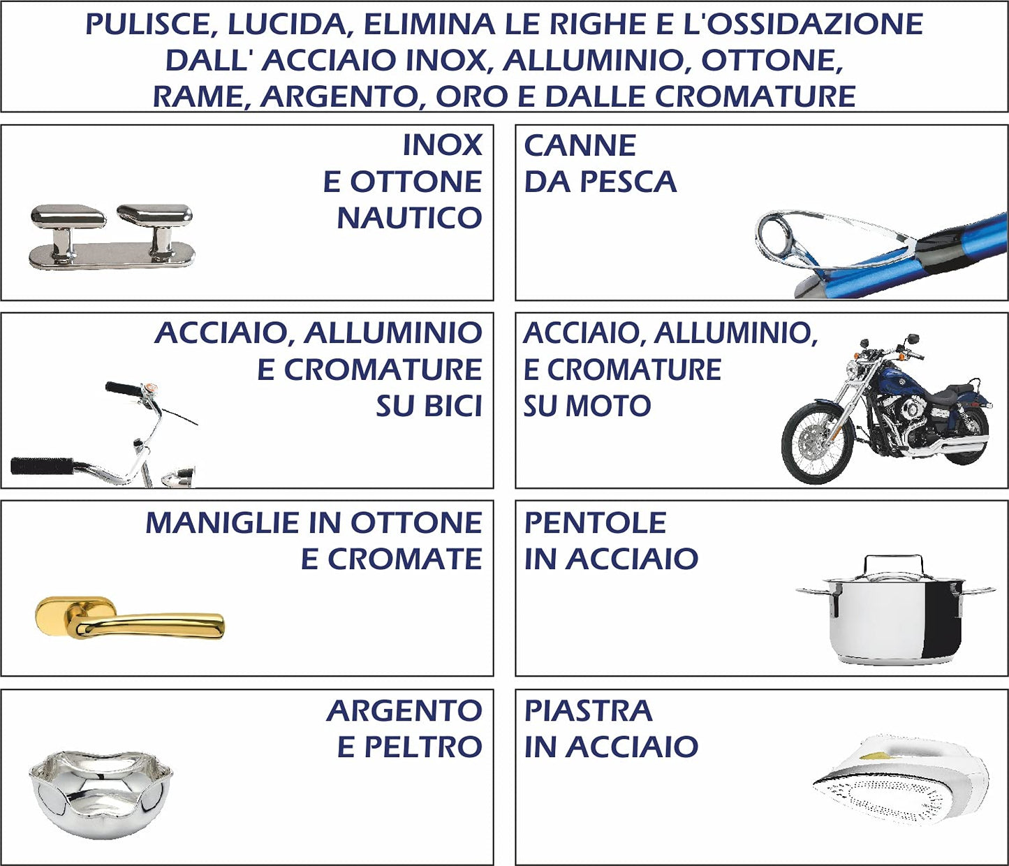 Iosso Fiberglass & Metal Polish, Pasta Lucidante per vetroresina e metalli, 250 ml