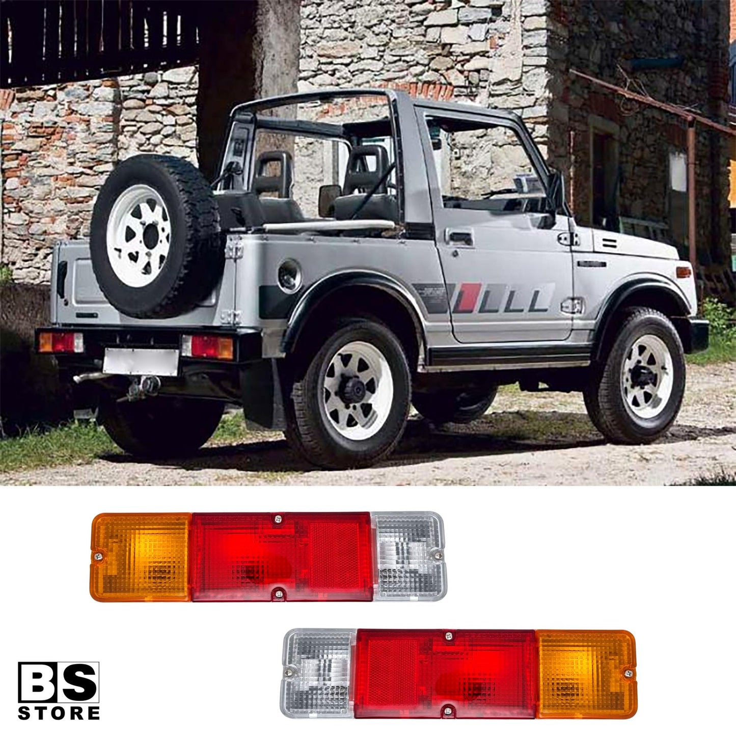 BSSTORE Fanale Posteriore per §uzuki SAMURAI SJ 410 413 1986-1995
