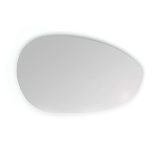 BSSTORE Piastra Vetro Specchio Retrovisore - Compatibile Grande Punto 2005, Grande Punto EVO 2009, Linea 2007, 500 dal 2007 in poi