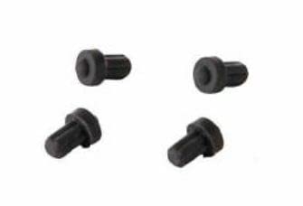 BSSTORE Kit Gommini Griglia Piano Cottura In Gomma 4 Unità Compatibili Equivalenti A 484000000949, 335166, C00335166