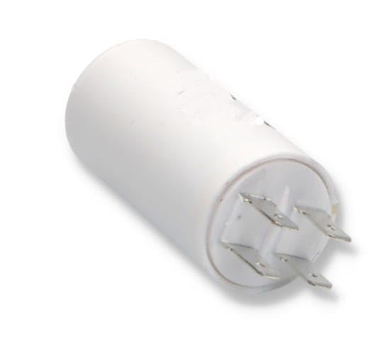 BSSTORE Condensatore Avviamento Motore Elettrico 7 uF 450VAC 4 Pin Universale Per Lavatrici, Pompe e Compressori