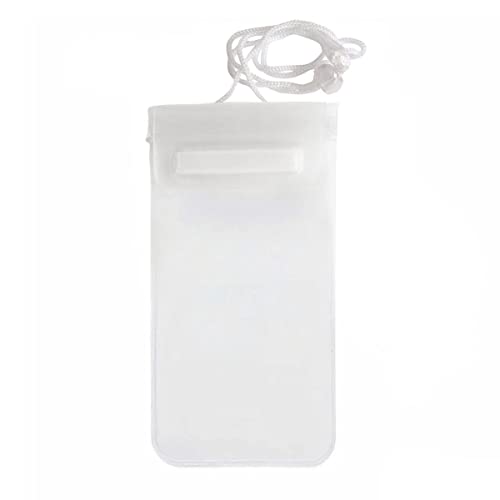 BSSTORE Custodia Portacellulare Smartphone Impermeabile Trasparente con Cordino Regolabile | Porta documenti da mare | Subacquea per Mare, Piscina, Nuoto, Canoa
