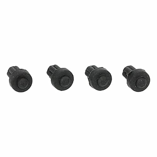 BSSTORE Kit Gommini Griglia Piano Cottura In Gomma 4 Unità Compatibili Equivalenti A 484000000949, 335166, C00335166