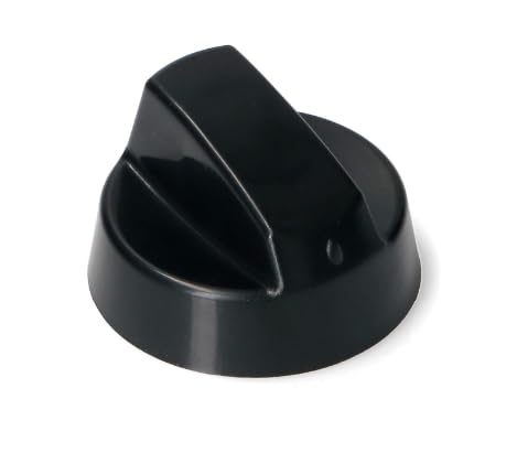 BSSTORE Kit Completo 5 Manopole Universali Colore Nero Adattabili A Qualsiasi Piano Cottura