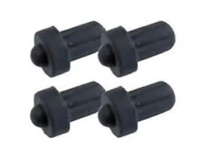 BSSTORE Kit Gommini Griglia Piano Cottura In Gomma 4 Unità Compatibili Equivalenti A 484000000949, 335166, C00335166