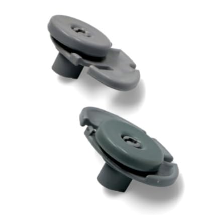 BSSTORE Kit Ruote Cesto Inferiore Destra e Sinistra Per Lavastoviglie Equivalente a 50269767005