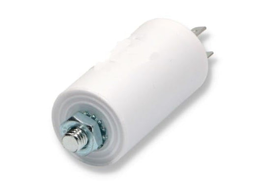 BSSTORE Condensatore Avviamento Motore Elettrico 7 uF 450VAC 4 Pin Universale Per Lavatrici, Pompe e Compressori