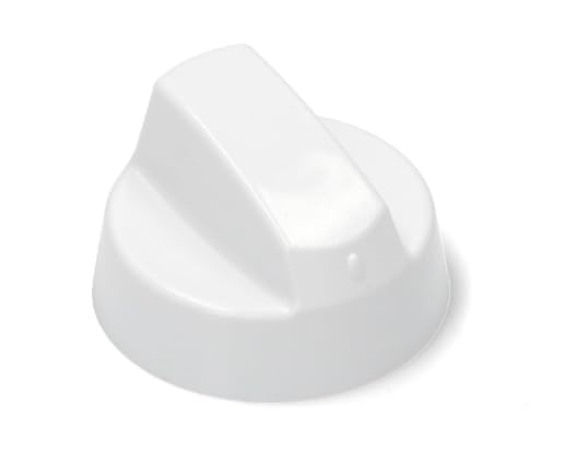 BSSTORE Kit Completo 5 Manopole Universali Colore Bianco Adattabili A Qualsiasi Piano Cottura