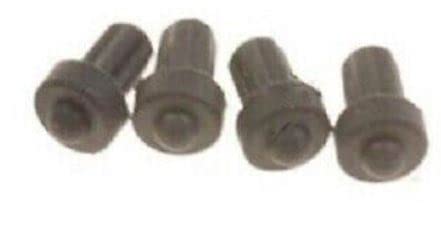 BSSTORE Kit Gommini Griglia Piano Cottura In Gomma 4 Unità Compatibili Equivalenti A 484000000949, 335166, C00335166