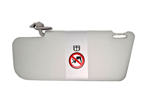 BSSTORE Pantina Aletta Parasole con Specchio e Tasca - Compatibile con Panda dal 2003 al 2011
