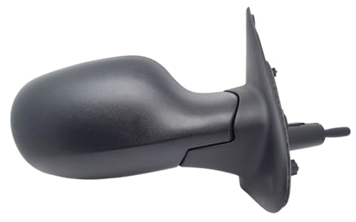 BSSTORE Specchietto Retrovisore Esterno Nero per NISS@N MICRA 2003-2010 (K12) con Regolazione Manuale
