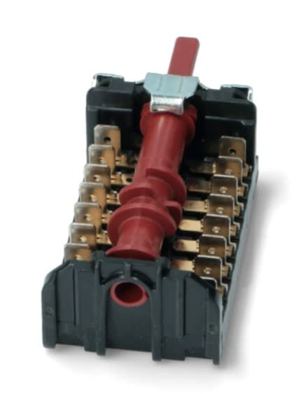 BSSTORE Commutatore Forno Serie 7LA A 5 Posizioni Compatibile Con Vari Marchi E Modelli Equivalente A 850605K 32010640