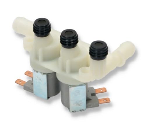 BSSTORE Elettrovalvola Lavatrice 3 Vie 90° Compatibile Con Vari Marchi E Modelli Equivalente A 131974700