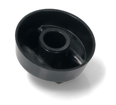BSSTORE Kit Completo 5 Manopole Universali Colore Nero Adattabili A Qualsiasi Piano Cottura