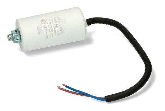 BSSTORE Condensatore Avviamento Motorino Elettrico 8,6uF 450V Con Cavo Compatibile Con Lavatrici, Pompe E Compressori