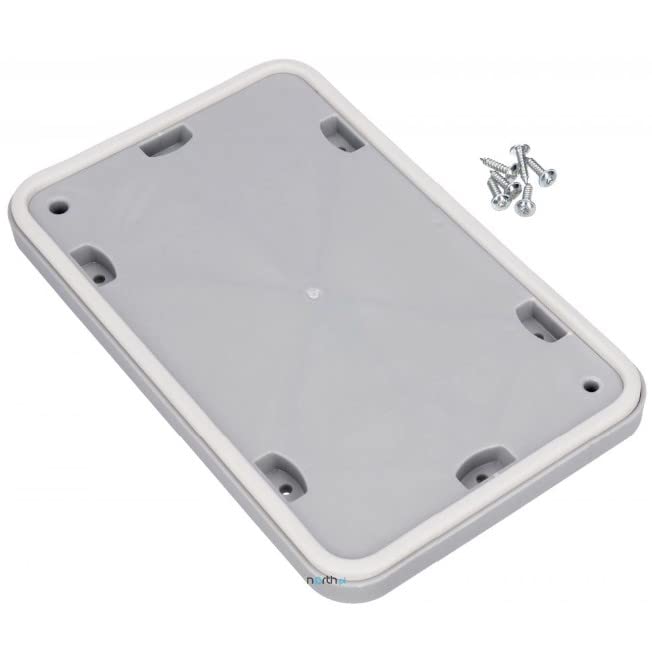 BSSTORE Kit Porta Di Servizio Sportello Manutenzione Asciugatrice Con 6 Viti Compatibile Equivalente A 00646776