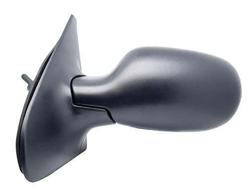 BSSTORE Specchietto Retrovisore Esterno Nero per R. CLIO dal 2001 al 2005 con Regolazione Manuale