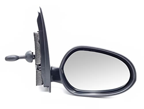 BSSTORE Specchietto Retrovisore Esterno Nero per L. Ypsilon dal 2003 al 2009 (843) con Regolazione Meccanica