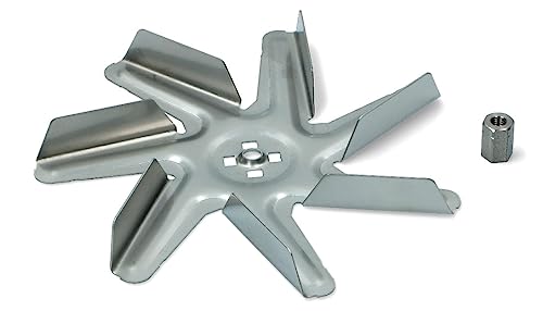 BSSTORE Ventola Forno 7 Pale Con Dado Compatibile Con Diversi Marchi E Modelli Equivalente A 00650472