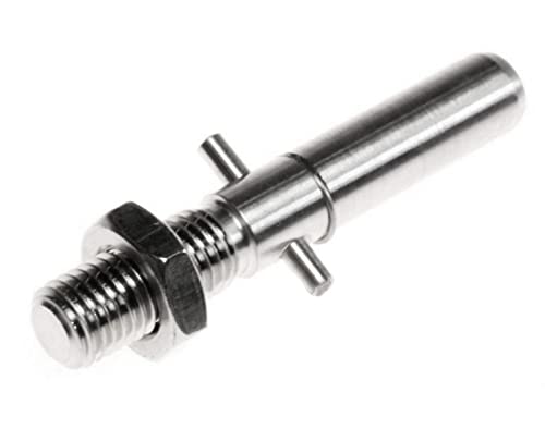BSSTORE KW711986 Perno Frusta Impastatore Compatibile Kenwood con anello di sicurezza per Robot da cucina | Diametro 9,5 mm
