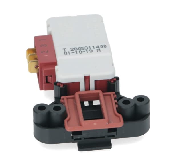 BSSTORE Elettroserratura Oblò Lavatrice A 3 Contatti 250V Compatibile Con Vari Modelli Equivalente A 2805310400 ZV446T1