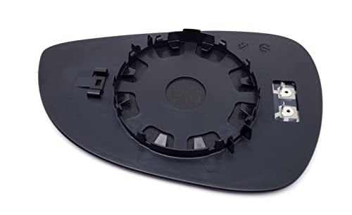 BSSTORE Piastra Vetro Specchio Retrovisore per Fiesta Mk6 2008-2017, B-Max dal 2012 Asferico Riscaldabile