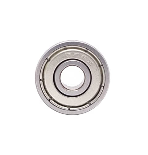 BSSTORE 626-ZZ Cuscinetti a Sfera 6x19x6mm, Doppia Schermatura in Metallo 626Z Acciaio Cromato Sfere a Gola Profonda a Doppio Schermo Radiale