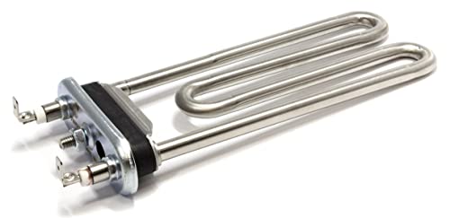BSSTORE Resistenza Per Lavatrice 1600W 230V Con Foro Per Sonda E Termofusibile Compatibile Con Vari Marchi E Modelli