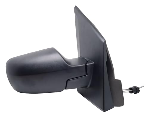 BSSTORE Specchietto Retrovisore Esterno Nero per F0RD Fiesta Mk5 2002-2005 con Regolazione Manuale