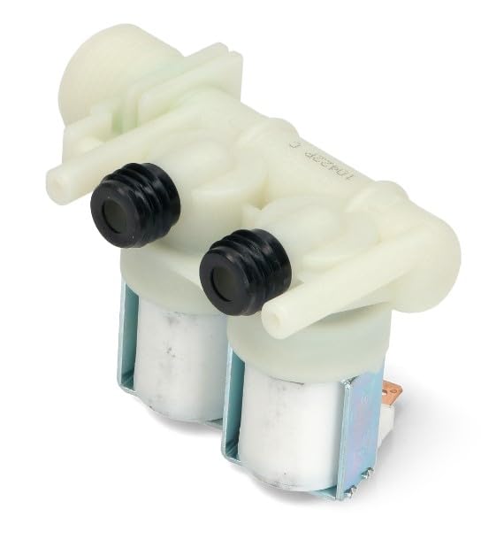 BSSTORE Elettrovalvola Lavatrice 2 Vie 180° Compatibile Con Vari Marchi E Modelli Equivalente A 908092000950
