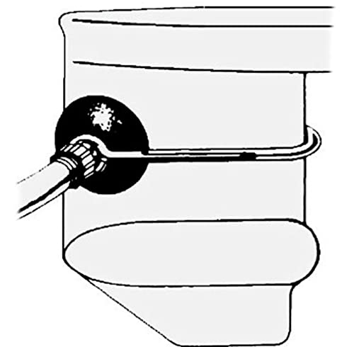 BSSTORE Cuffia Lavaggio Motore Fuoribordo Barca Tender Gommone, Flusher Tondo