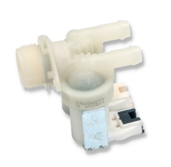 BSSTORE Elettrovalvola Lavatrice 2 Vie 180° Compatibile Con Vari Marchi E Modelli Equivalente A 41040283