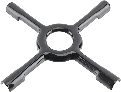 BSSTORE Riduttore Fornello a Croce Smaltata Nera 13cm - Supporto per Pentole; Moka; Caffettiera - Supporto Universale C00033532 A8040