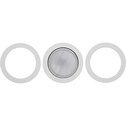 BSSTORE Filtro Moka Compatibile Con Tre Guarnizioni
