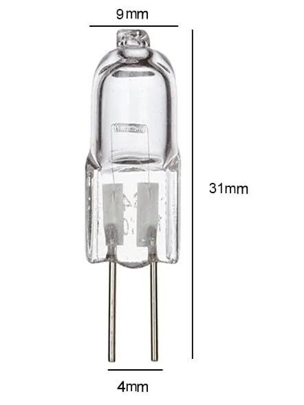 BSSTORE Lampadina Per Forno 10W 12V Attacco G4 Resistente Al Calore Fino A 300 Gradi