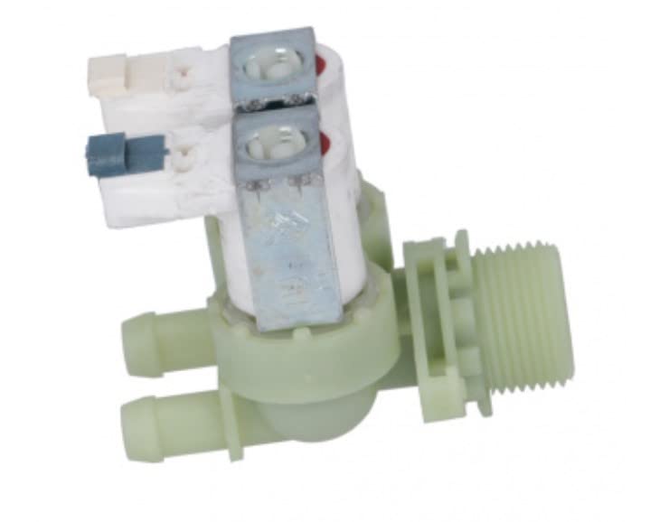 BSSTORE Elettrovalvola 2 Vie 180° Per Lavatrice Compatibile Con Vari Marchi E Modelli Equivalente A 41018989