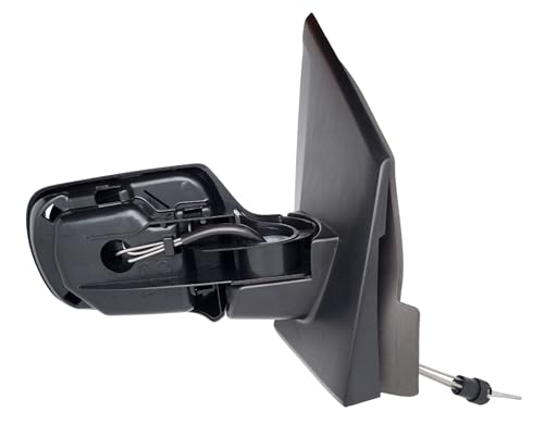 BSSTORE Specchietto Retrovisore Esterno Nero per F0RD Fiesta Mk5 2002-2005 con Regolazione Manuale